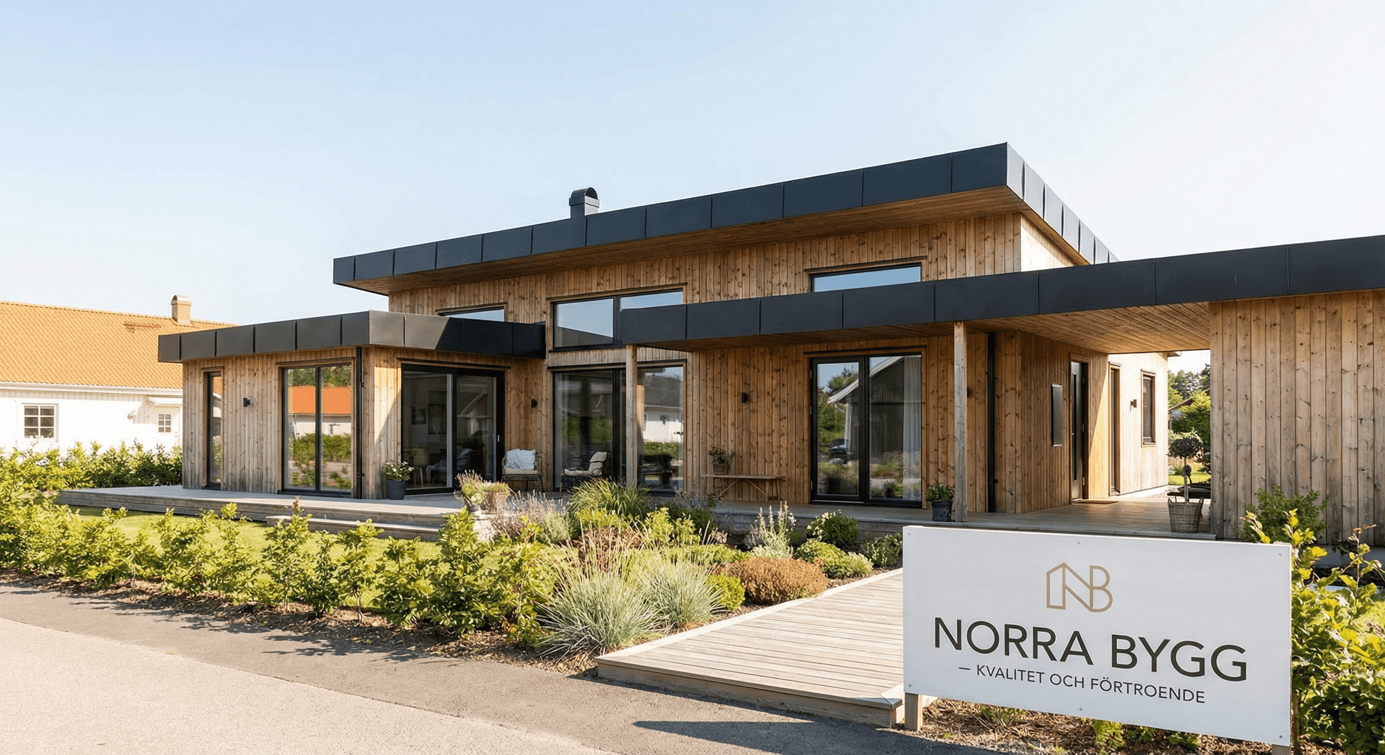 Ek-RA Bygg team på byggarbetsplats i Göteborg